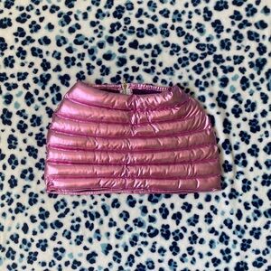 pink puffer mini skirt 💕✨